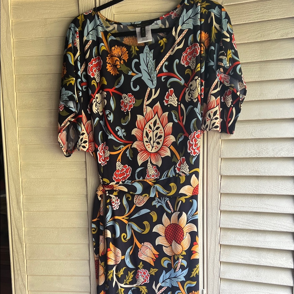 BCBG MAXAZRIA floral dress size XS